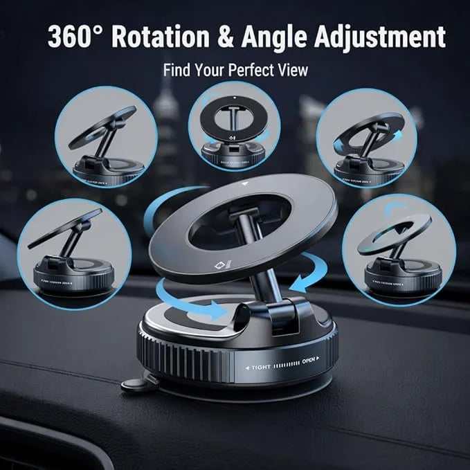 New 360 Foldable Magnetic Car Phone Holder