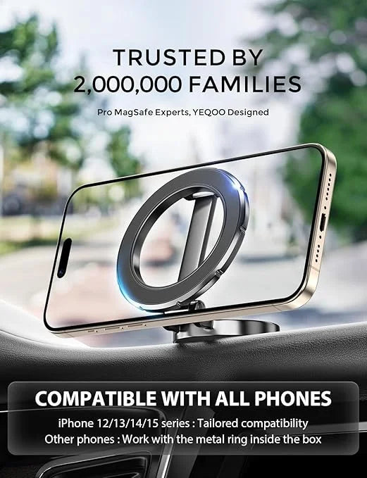 New 360 Foldable Magnetic Car Phone Holder