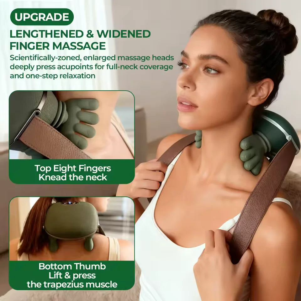 Neck & Back Massager with Instant Pain Relief