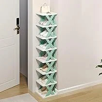 X-Shaped Shoe Rack