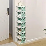 X-Shaped Shoe Rack